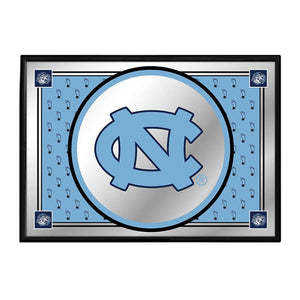 North Carolina Tar Heels: Team Spirit - Framed Mirrored Wall Sign - The Fan-Brand