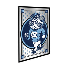 Load image into Gallery viewer, North Carolina Tar Heels: Team Spirit, Mascot - Framed Mirrored Wall Sign - The Fan-Brand