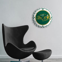 Load image into Gallery viewer, North Dakota State Bison: Bottle Cap Wall Clock - The Fan-Brand