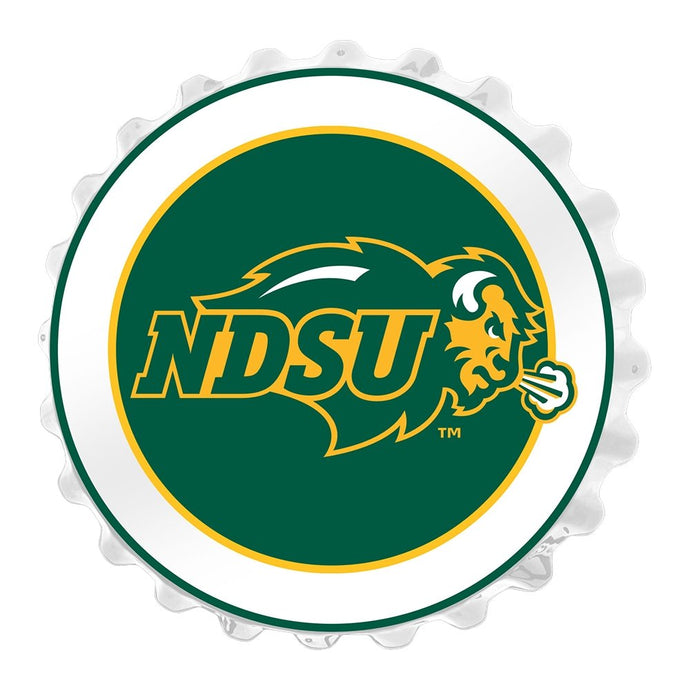 North Dakota State Bison: Bottle Cap Wall Sign - The Fan-Brand