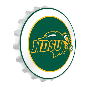 North Dakota State Bison: Bottle Cap Wall Sign - The Fan-Brand