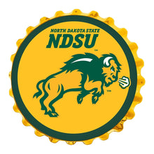 Load image into Gallery viewer, North Dakota State Bison: Charging - Bottle Cap Wall Sign - The Fan-Brand