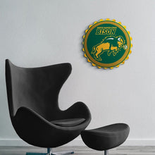 Load image into Gallery viewer, North Dakota State Bison: Charging - Bottle Cap Wall Sign - The Fan-Brand