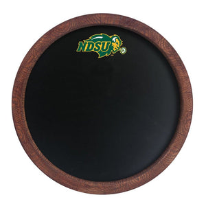 North Dakota State Bison: "Faux" Barrel Top Chalkboard - The Fan-Brand