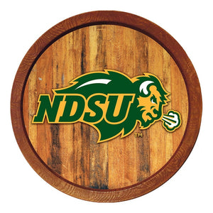 North Dakota State Bison: "Faux" Barrel Top Sign - The Fan-Brand