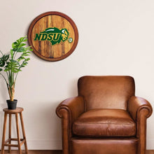 Load image into Gallery viewer, North Dakota State Bison: &quot;Faux&quot; Barrel Top Sign - The Fan-Brand