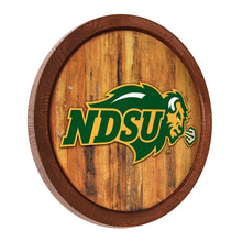 Load image into Gallery viewer, North Dakota State Bison: &quot;Faux&quot; Barrel Top Sign - The Fan-Brand