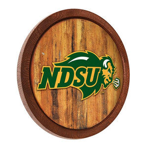 North Dakota State Bison: "Faux" Barrel Top Sign - The Fan-Brand