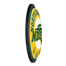 Load image into Gallery viewer, North Dakota State Bison: Round Slimline Lighted Wall Sign - The Fan-Brand