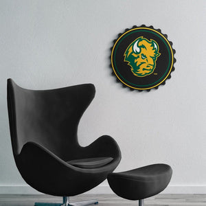 North Dakota State Bison: Thundar - Bottle Cap Wall Sign - The Fan-Brand