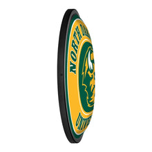 Load image into Gallery viewer, North Dakota State Bison: Thundar - Round Slimline Lighted Wall Sign - The Fan-Brand