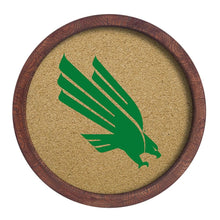 Load image into Gallery viewer, North Texas Mean Green: &quot;Faux&quot; Barrel Framed Cork Board - The Fan-Brand