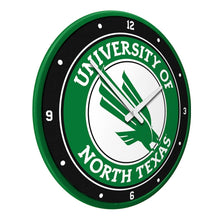 Load image into Gallery viewer, North Texas Mean Green: Modern Disc Wall Clock - The Fan-Brand