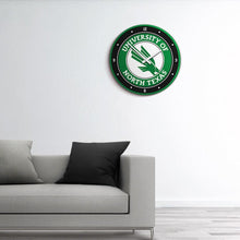 Load image into Gallery viewer, North Texas Mean Green: Modern Disc Wall Clock - The Fan-Brand