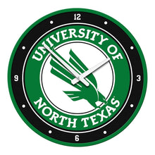 Load image into Gallery viewer, North Texas Mean Green: Modern Disc Wall Clock - The Fan-Brand
