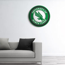 Load image into Gallery viewer, North Texas Mean Green: Modern Disc Wall Sign - The Fan-Brand