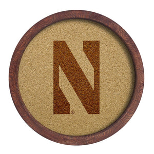 Northwestern Wildcats: "Faux" Barrel Top Cork Note Board - The Fan-Brand