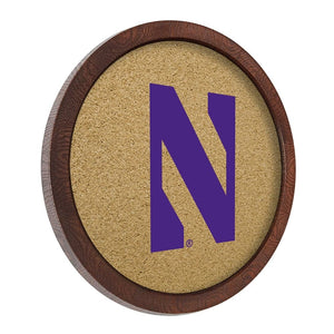 Northwestern Wildcats: "Faux" Barrel Top Cork Note Board - The Fan-Brand