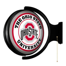 Load image into Gallery viewer, Ohio State Buckeyes: Athletic Mark - Original Round Rotating Lighted Wall Sign - The Fan-Brand
