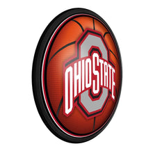 Load image into Gallery viewer, Ohio State Buckeyes: Basketball - Round Slimline Lighted Wall Sign - The Fan-Brand