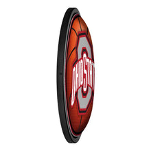 Load image into Gallery viewer, Ohio State Buckeyes: Basketball - Round Slimline Lighted Wall Sign - The Fan-Brand