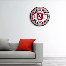 Load image into Gallery viewer, Ohio State Buckeyes: Block O - Modern Disc Wall Clock - The Fan-Brand