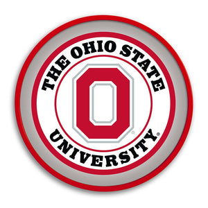 Ohio State Buckeyes: Block O - Modern Disc Wall Sign - The Fan-Brand