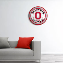 Load image into Gallery viewer, Ohio State Buckeyes: Block O - Modern Disc Wall Sign - The Fan-Brand