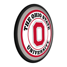 Load image into Gallery viewer, Ohio State Buckeyes: Block O - Round Slimline Lighted Wall Sign - The Fan-Brand