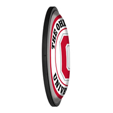 Load image into Gallery viewer, Ohio State Buckeyes: Block O - Round Slimline Lighted Wall Sign - The Fan-Brand