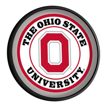 Load image into Gallery viewer, Ohio State Buckeyes: Block O - Round Slimline Lighted Wall Sign - The Fan-Brand