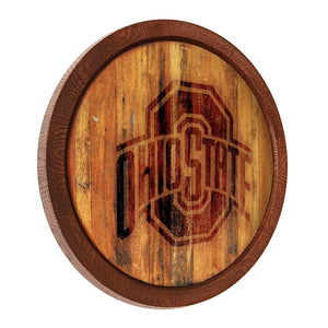 Ohio State Buckeyes: Branded "Faux" Barrel Top Sign - The Fan-Brand