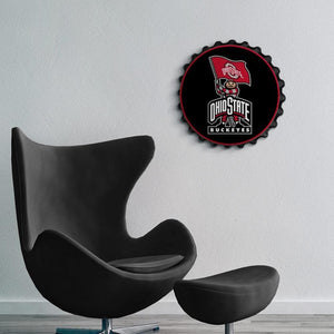 Ohio State Buckeyes: Brutus - Bottle Cap Wall Sign - The Fan-Brand