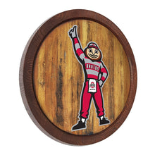 Load image into Gallery viewer, Ohio State Buckeyes: Brutus - &quot;Faux&quot; Barrel Top Sign - The Fan-Brand