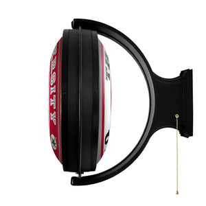Ohio State Buckeyes: Double-Sided Original Round Rotating Lighted Wall Sign - The Fan-Brand