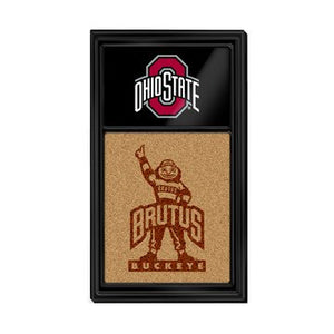 Ohio State Buckeyes: Dual Logo - Cork Note Board - The Fan-Brand