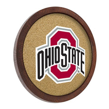 Load image into Gallery viewer, Ohio State Buckeyes: &quot;Faux&quot; Barrel Framed Cork Board - The Fan-Brand
