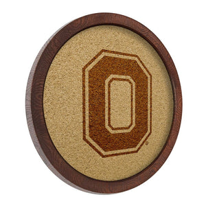 Ohio State Buckeyes: "Faux" Barrel Framed Cork Board - The Fan-Brand