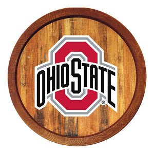 Ohio State Buckeyes: "Faux" Barrel Top Sign - The Fan-Brand