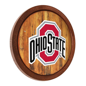 Ohio State Buckeyes: "Faux" Barrel Top Sign - The Fan-Brand