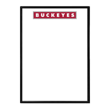 Load image into Gallery viewer, Ohio State Buckeyes: Framed Dry Erase Wall Sign - The Fan-Brand