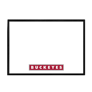 Ohio State Buckeyes: Framed Dry Erase Wall Sign - The Fan-Brand