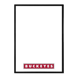 Ohio State Buckeyes: Framed Dry Erase Wall Sign - The Fan-Brand