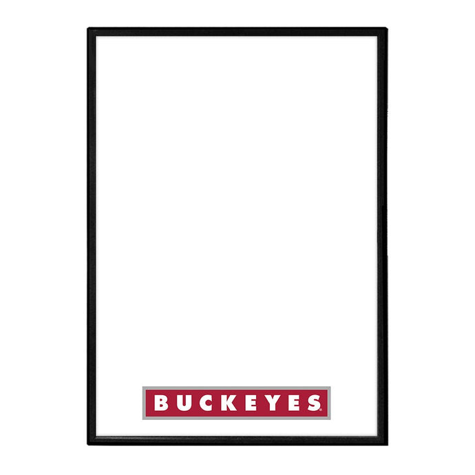 Ohio State Buckeyes: Framed Dry Erase Wall Sign - The Fan-Brand