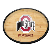 Load image into Gallery viewer, Ohio State Buckeyes: Hardwood - Oval Slimline Lighted Wall Sign - The Fan-Brand