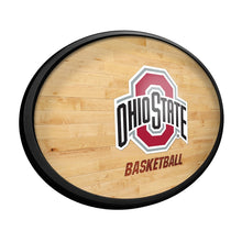 Load image into Gallery viewer, Ohio State Buckeyes: Hardwood - Oval Slimline Lighted Wall Sign - The Fan-Brand