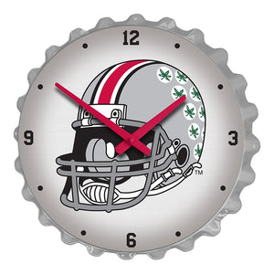 Ohio State Buckeyes: Helmet - Bottle Cap Wall Clock - The Fan-Brand