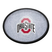 Load image into Gallery viewer, Ohio State Buckeyes: Ice Rink - Oval Slimline Lighted Wall Sign - The Fan-Brand