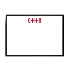 Load image into Gallery viewer, Ohio State Buckeyes: O-H-I-O - Framed Dry Erase Wall Sign - The Fan-Brand