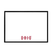 Load image into Gallery viewer, Ohio State Buckeyes: O-H-I-O - Framed Dry Erase Wall Sign - The Fan-Brand